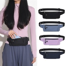 Waterproof Sport Runner Waist Bum Bag Running Jogging Belt Pouch Zip Fanny Pack