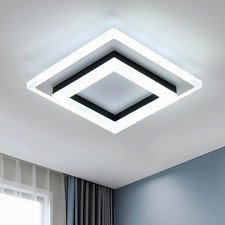 LED Ceiling Light 24W Square Ceiling Light Hallway Kitchen Living Room Wall Lamp