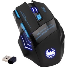 Kabellose Gaming Maus mit 4 DPI Einstellung 7...