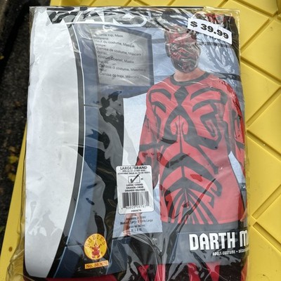 Medium Adult Darth Maul Sith Lord Star Wars Halloween Adult Costume size Large