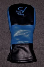 NEW PRG Rescue Hybrid Utility Head Cover SAND VALLEY GOLF RESORT Black & Blue