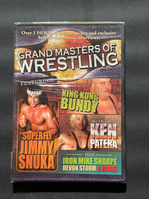 GRAND MASTERS OF WRESTLING - JIMMY SNUKA- KEN PATERA - NEW DVD MOVIE