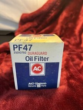 Pf 47 Duraguard Oil Filter Ac-delco New Old Stock Pf 47 Duraguard Oil Filter Ac-delco New Old Stock