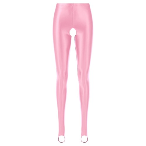 Women Glossy Hollow Out Tights Pants High Waist Stretchy Compression Pants - Picture 53 of 103
