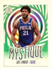 Joel Embiid 2019-20 Illusions Mystique Green Acetate #5 76ers SP NM or better