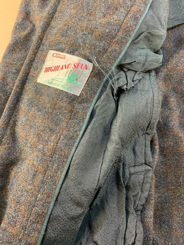 Vintage 1920's 30s Wool Mens Trench Hollywood Gangster Coat Jacket Prohibition - Picture 2 of 10