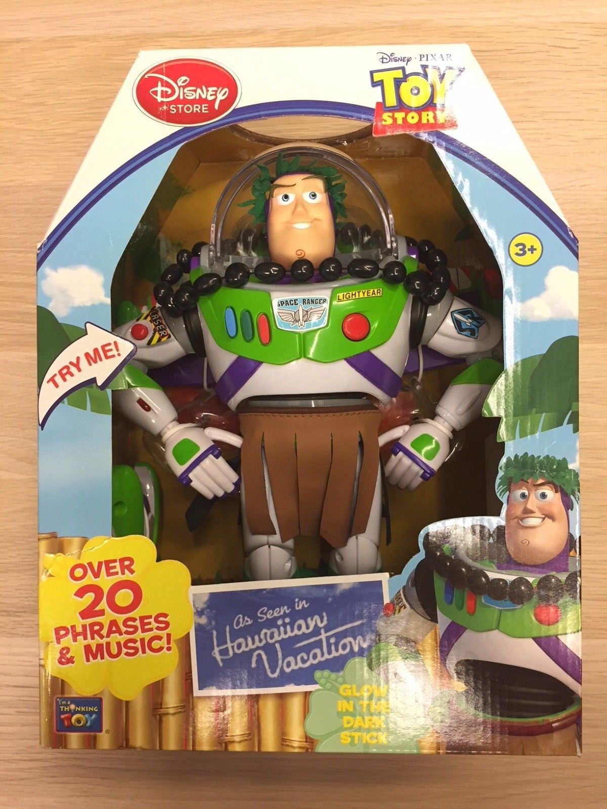 Toy Story Hawaiian Vacation Buzz Lightyear / neu & verpackt / Thinkway Toys