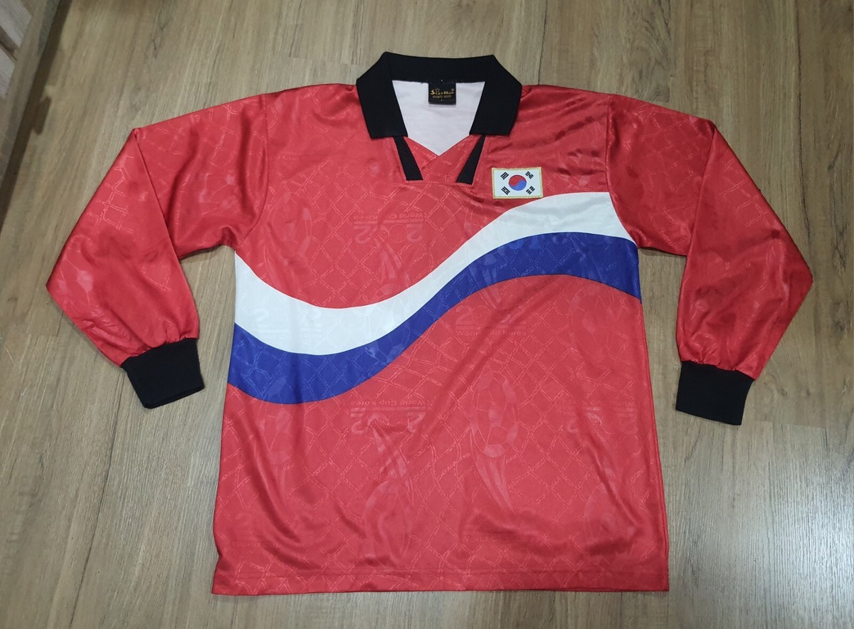 ウェア VINTAGE KOREA SOCCER SHIRT Vintage South Korea Soccer Jersey - 2002 Retro Football