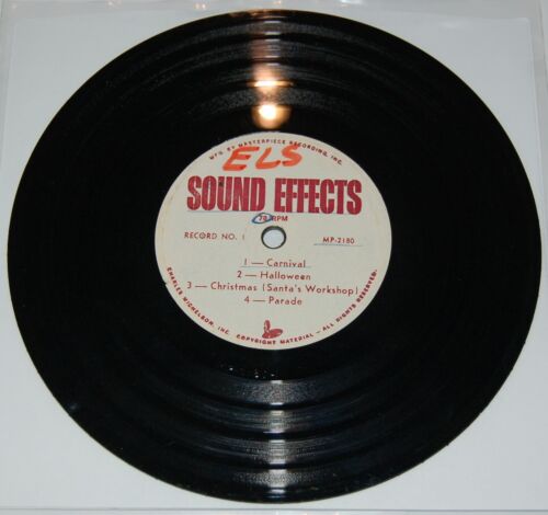 Sound Effects - Church Bells, Bird Calls and more 78rpm EXCELLENT 40's and 50's - Foto 6 di 14