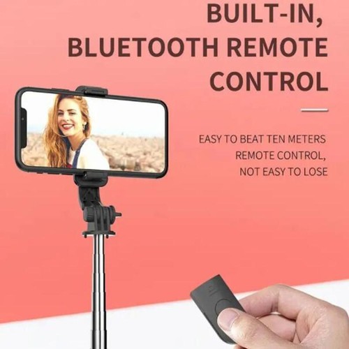 Bluetooth Selfie Stick Stativ mit Fernbedienung & Licht - Universal Halter für Handys - Bild 15 von 26