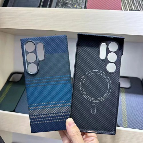 Braided Sunset Case for Samsung Galaxy S24 Ultra Genuine Carbon Fiber Hard Cover - Picture 24 of 26
