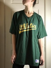 Oakland Athletics Vintage Shirt Jersey Vtg 90’s Made in USA Size XL Tee