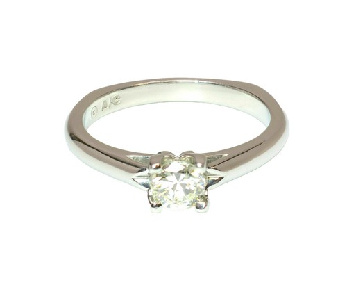 Elma Jewellery Palladium Ring – Hammered Finish 6mm Band – Silver, Size Varies – Wedding Band