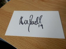 ALEX REVELL    - ACTIVE / RETIRED PLAYERS - ALL LEAGUES - AUTOGRAPHED  CARD