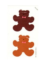 Vintage 80's Current Brand Cute Teddy Bears Sticker Mod New Old Stock