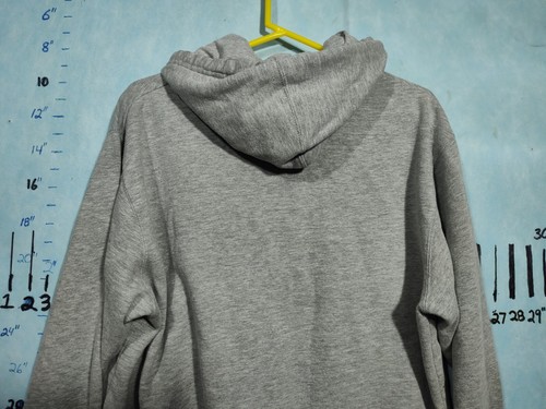 Denver Broncos Superbowl 50 Hoodie Mens Large Pullover Fleece NFL Majestic Gray - Picture 9 of 14