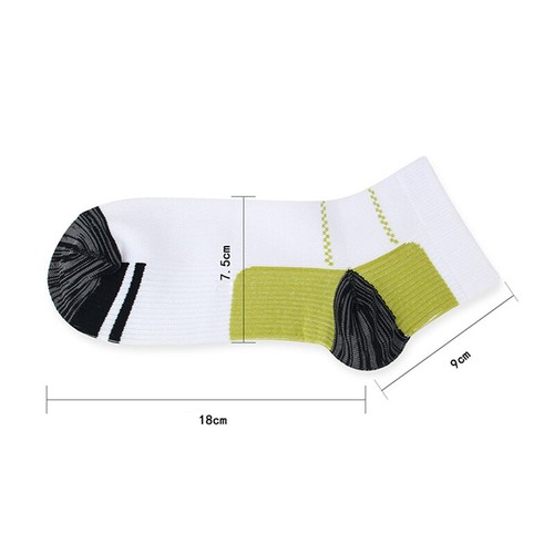 Men Women Sports Plantar Fasciitis Arch Support Compression Ankle Socks Running - Picture 2 of 20