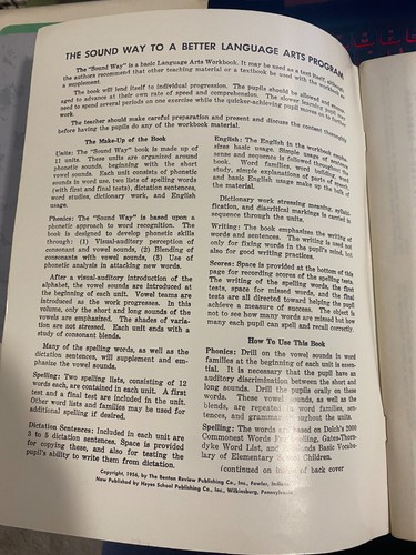 Vintage Hayes School Publishing Co. The Sound Way Remedial Work Special Classes - Picture 2 of 10