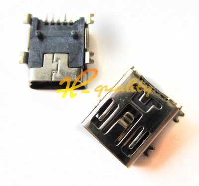 10 STCK. Mini USB Typ B Buchse 5-Pin SMT SMD Buchse Stecker Port PCB Platine