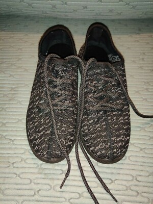 Rue21 Sneakers Casual Design Tennis Shoes Lace Up Striped Grey Space