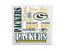 Green Bay Packers Subway Art Standard Double Light Switch Cover NFL Football