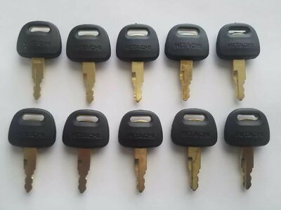 10 key For New Holland Hitachi H800 Excavator Heavy Equipment Ignition Key Logo