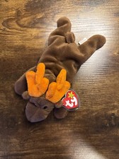 TY Beanie Babies - Chocolate the Moose 4th Gen, 1993 