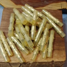 (25) 2RCC Sta-Kon T&B   Insulated Butt Splices 12-10 awg Aircraft System NOS 