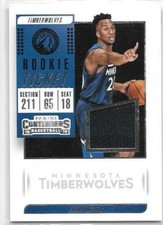 Josh Okogie 2018/19 Contenders Basketball Rookie Ticket Jersey #RTJOK