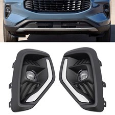 For 23 Ford Escape Front Bumper Fog Light w/Cover&Wire Harness LED Fog Light Kit