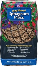 Sphagnum Peat Long Fibered Moss ORCHID Mosser Lee  Indoor/Outdoor 432 cu in