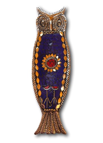 Wise Owl Incense Burner Handmade India Aromatic Unique Home Decor Buddha Hindu - Picture 15 of 20