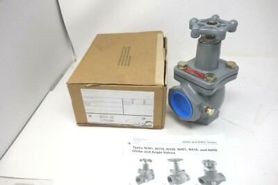 Emerson Fisher N410 Series Ductile Iron Angle Valve N410-16 2''