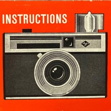 1965 Isoflash Rapid Agfa Gevaert Instructions Manual Teterboro New Jersey