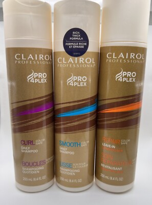 Clairol Professional Pro 4 Plex Curl, Smooth, and Repair Set