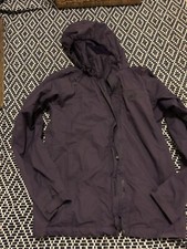 North Ridge Womens Purple Waterproof Windbreaker Jacket Size Uk 14
