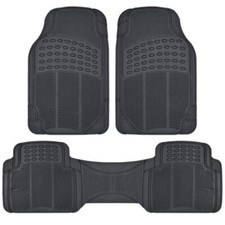 Car Floor Mats Full Set 3pc All Weather Rubber Liners Black For Toyota Rav4
