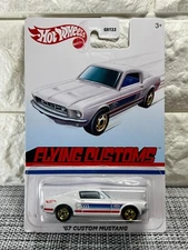 Hot Wheels Flying Customs '67 Custom Mustang Target Exclusive GRT22 White