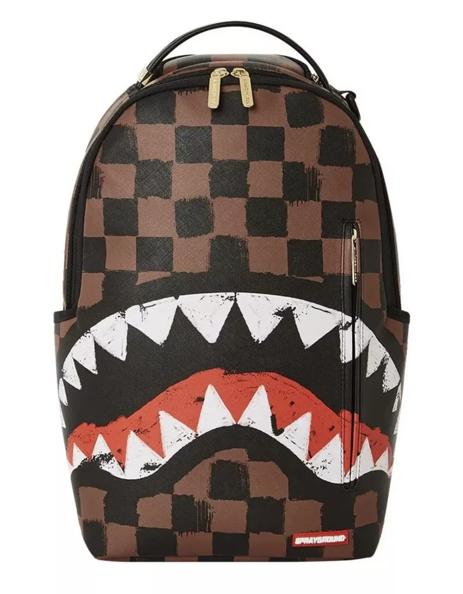 Sprayground Sharks in Paris Painted DLXVF Backpack