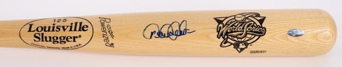 2000 WORLD SERIES MVP DEREK JETER SIGNED BASEBALL BAT MEARS / JSA ALOA & STEINER