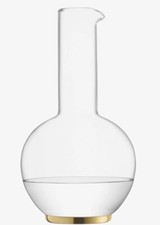 Image of -25% LSA x1 Luca Glass Carafe With Gold Accents BRAND NEW £70.00 RRP