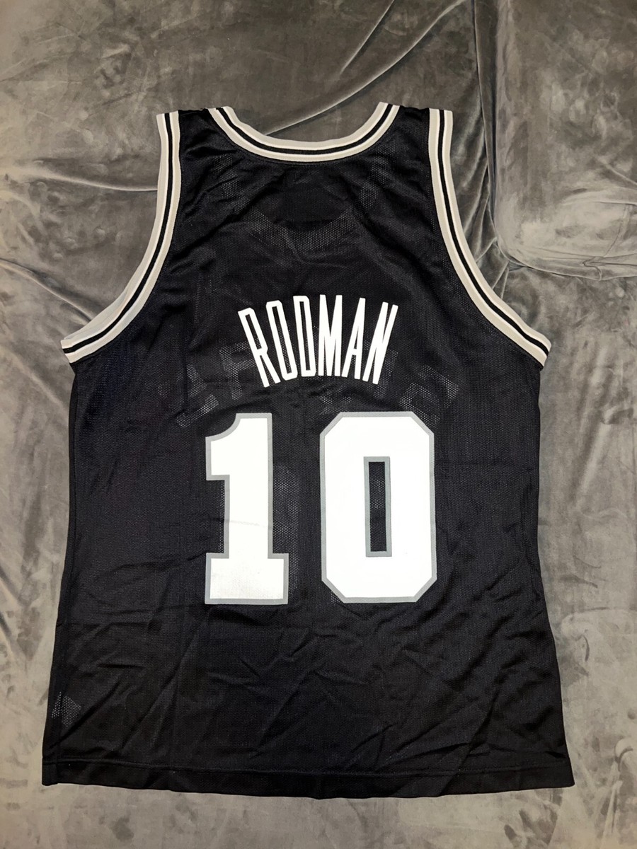DENNIS RODMAN Champion SAN ANTONIO SPURS Jersey 44 NBA Bulls
