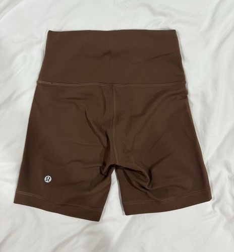 Lululemon Damen Wunder Train hoch geschnitten Stretch Shorts 8" Java Größe 4 - Bild 2 von 4