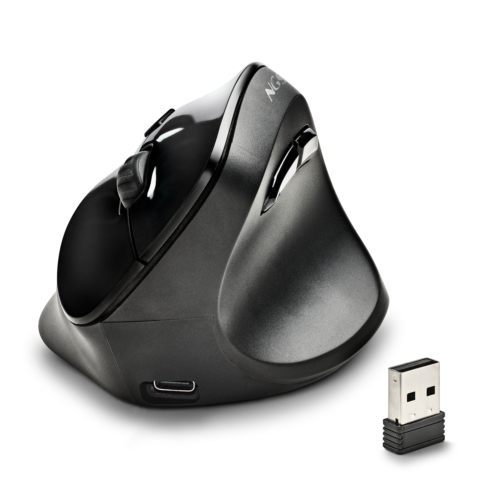 NGS Evo Wireless Rechargeable Ergonomic Mouse by Moksha-image