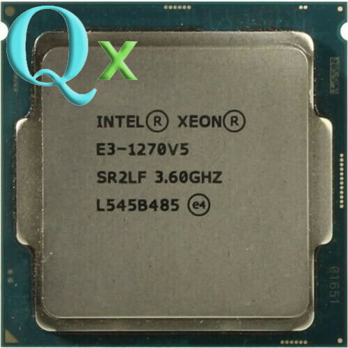 Processeur processeur Intel XEON E3-1270V5 LGA 1151 SR2LF quadricœur 3,6 GHz 80 W - Photo 1 sur 1