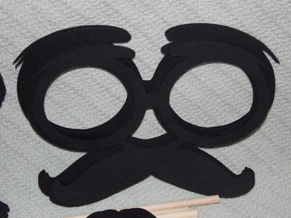 DIY Photo Booth Props of Various Mustache Funny Face Kit Party Special Occasion - Image 4 of 4