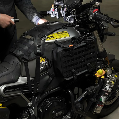 Motorcycle Fuel Tank Bag Base Vest Set Portable Molle Accessories Universal