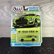 Auto World 2020 Shelby GT500 Carbon Fiber Track Pack Green 1:64 Limited Edition