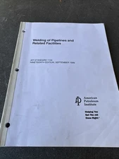 API 1104 - 19th Edition - WELDING OF PIPELINES AND RELATED FACILITIES 1999