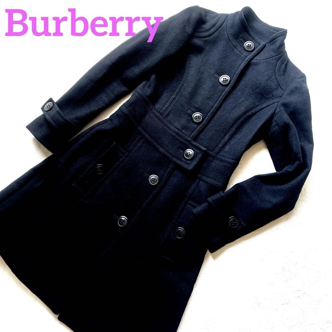 Burberry Blue Label Angola Cashmere Wool Coat for Women